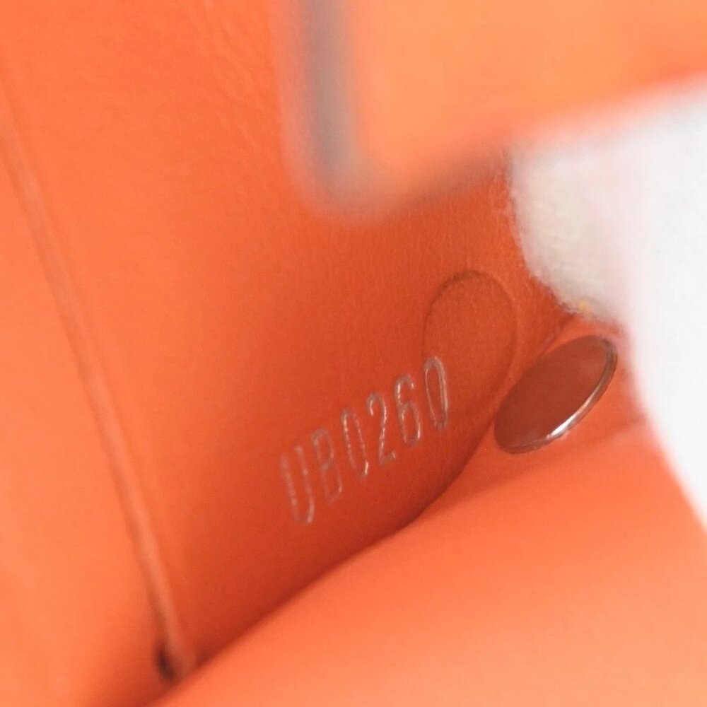 LOUIS VUITTON Wallet Compact Monogram Taiga Rama Leather Orange M69245 31CA642 - Picture 9 of 11